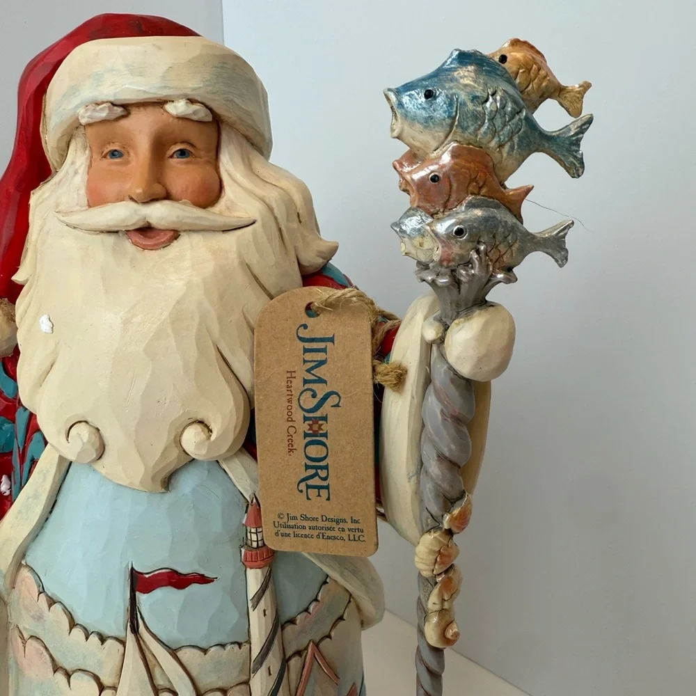 Jim Shore Heartwood Creek Sailing Santa Coastal Christmas Figurine w/ Tag NO BOX